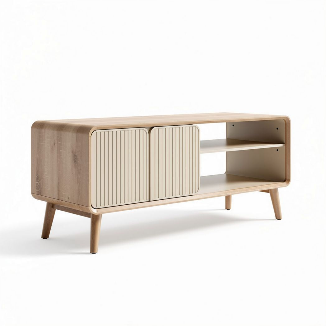 Tv-meubel van hout voor de woonkamer - 120 x 40 x 50cm